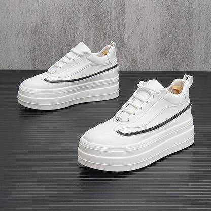 Thick-Sole Height-Increasing Skate Sneakers