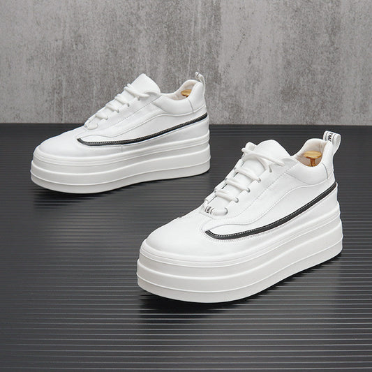 Thick-Sole Height-Increasing Skate Sneakers