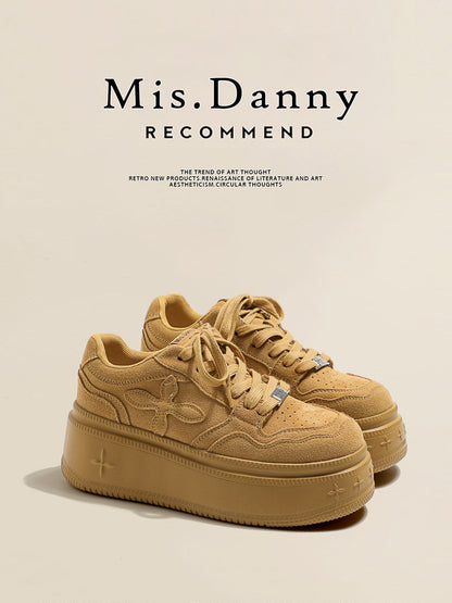Chunky Sole Lace-Up Sneakers
