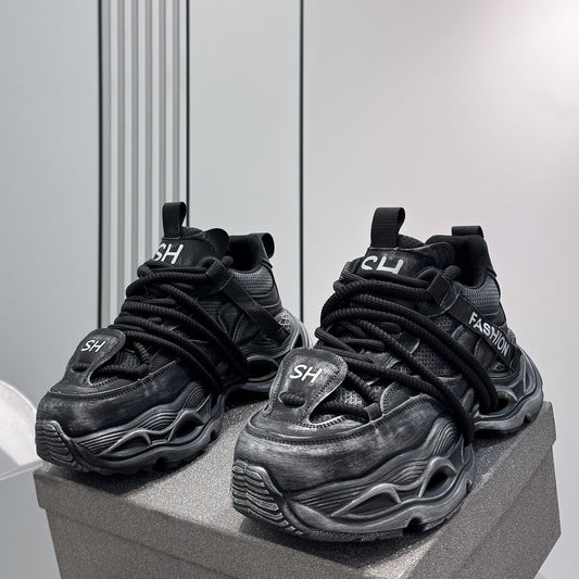 Rope Thick Sole Dad Sneakers