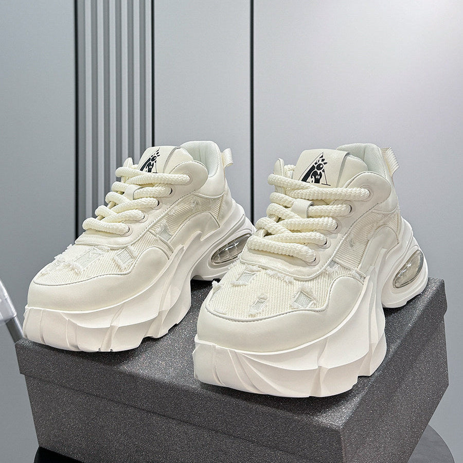 Breathable Air Cushion Platform Height-Increasing Dad Sneakers WN24778
