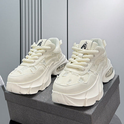 Breathable Air Cushion Platform Height-Increasing Dad Sneakers WN24778