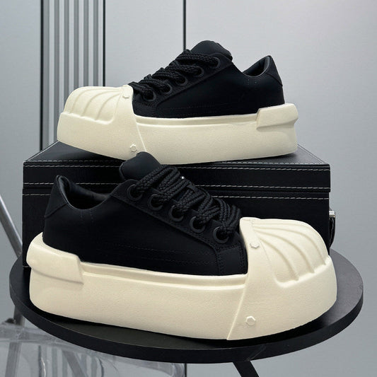 Shell Toe Platform Thick Sole Sneakers