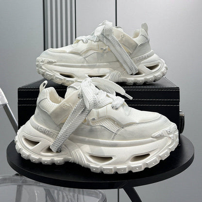 Chunky Platform Mesh Sneakers