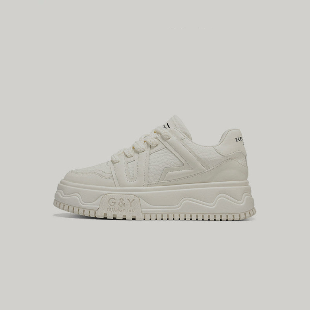 Platform Lace-Up Sneakers