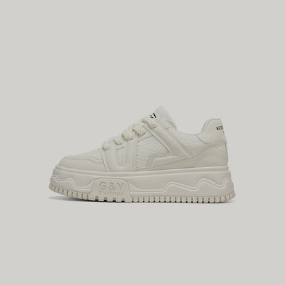 Platform Lace-Up Sneakers