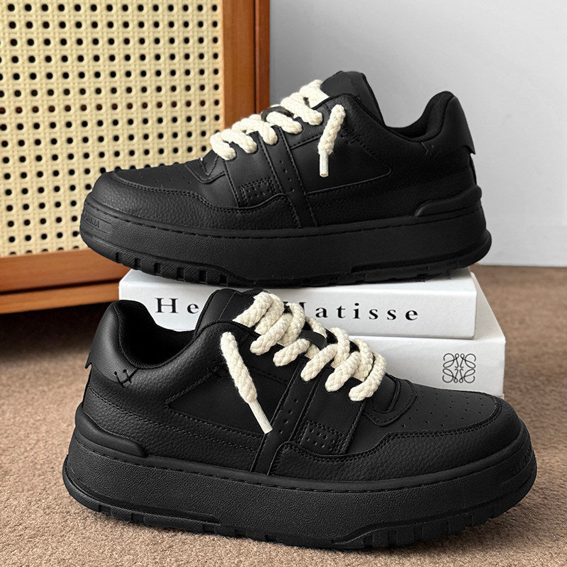 Chunky Platform Sneakers with Rope Laces