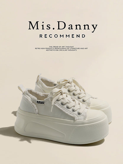 Canvas Platform Sneakers
