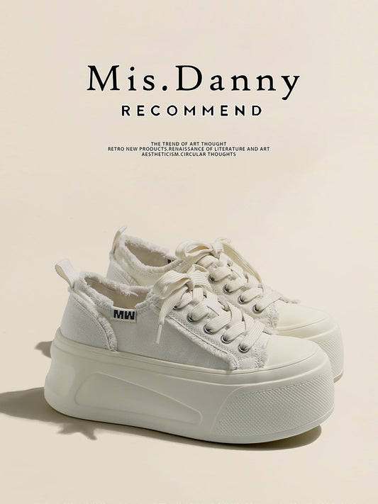 Canvas Platform Sneakers