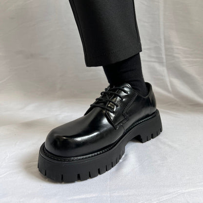 Chunky Platform Lace-Up Shoes