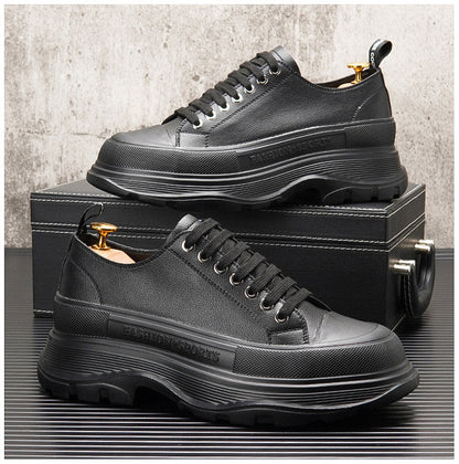 Lace Up Platform Thick Sole Sneakers