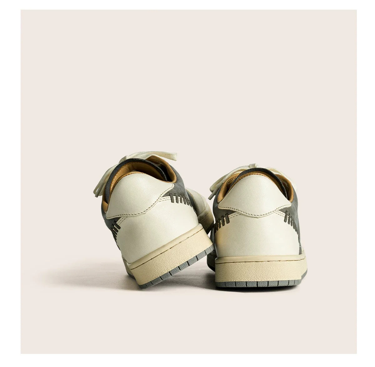 Retro Two-Tone Casual Sneakers