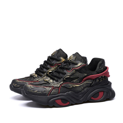 Lace-Up Chunky Sneakers