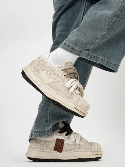 Ashen Rift Double-Lace Sneakers