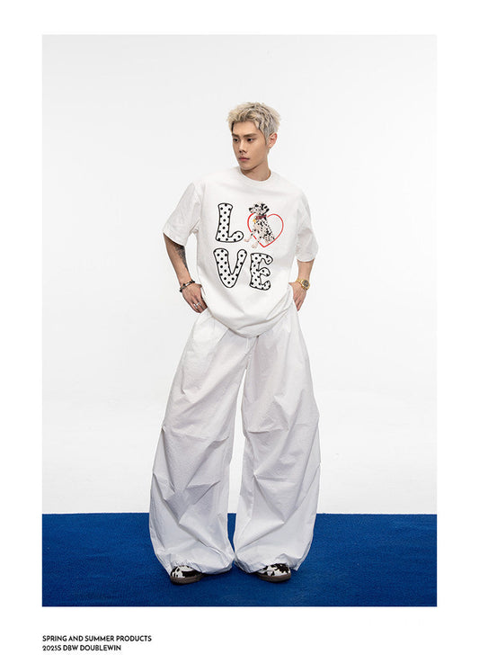 Polka Dot Cotton T-Shirt
