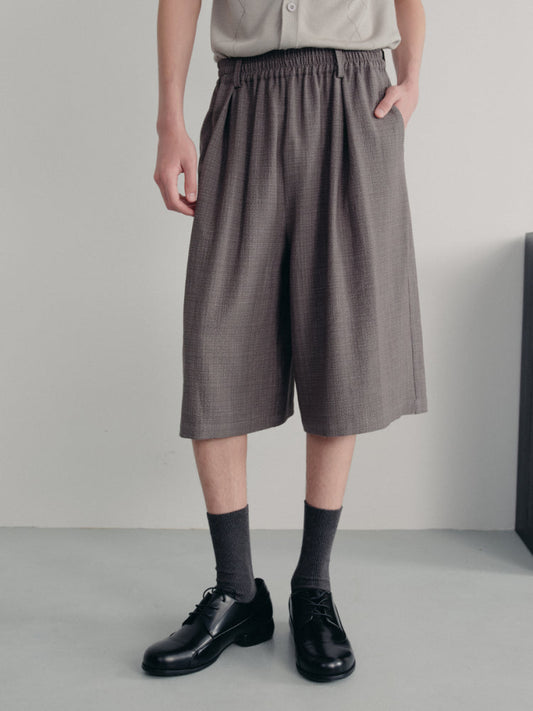 Bubble Pleats Shorts