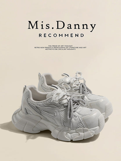 Platform Chunky Sole Lace-Up Sneakers