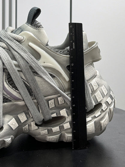 Chunky Platform Height Increase Breathable Sneakers