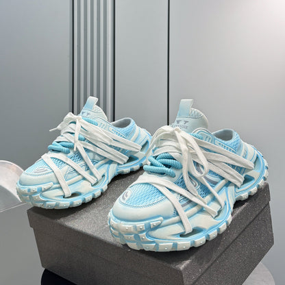 Chunky Platform Breathable Mules