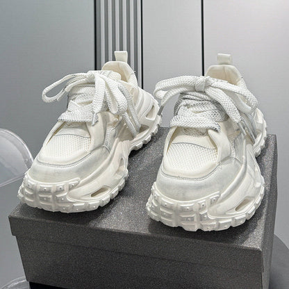 Chunky Platform Mesh Sneakers