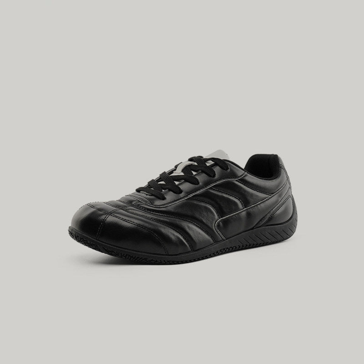Panel Stitch Detail Lace-Up Sneakers