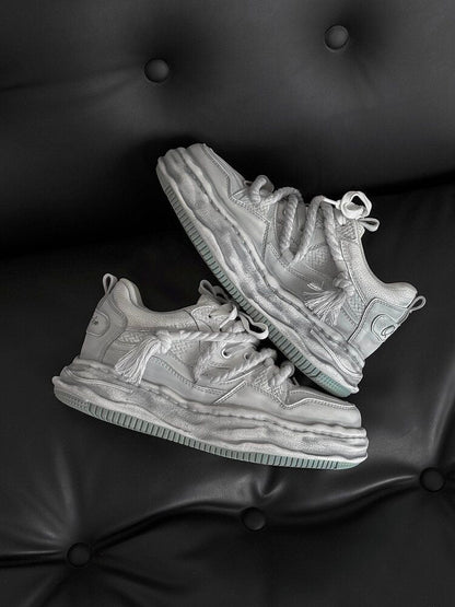 Rope Lace Chunky Sole Sneakers