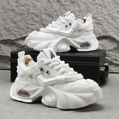 Panel Air Sole Platform Chunky Sole Sneakers