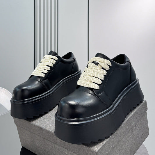 Platform Height Increase Round Toe Sneakers WN24782