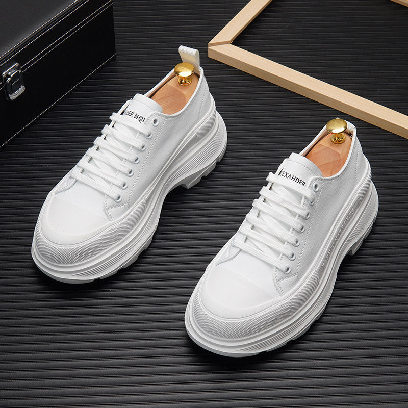 Lace Up Platform Thick Sole Sneakers