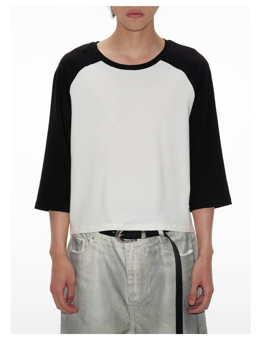Contrast Color Raglan T-Shirt