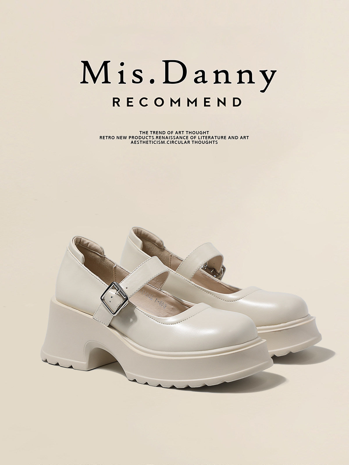 PU Leather Platform Pumps