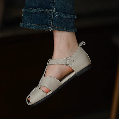 Ivory Petal Cutout Sandals