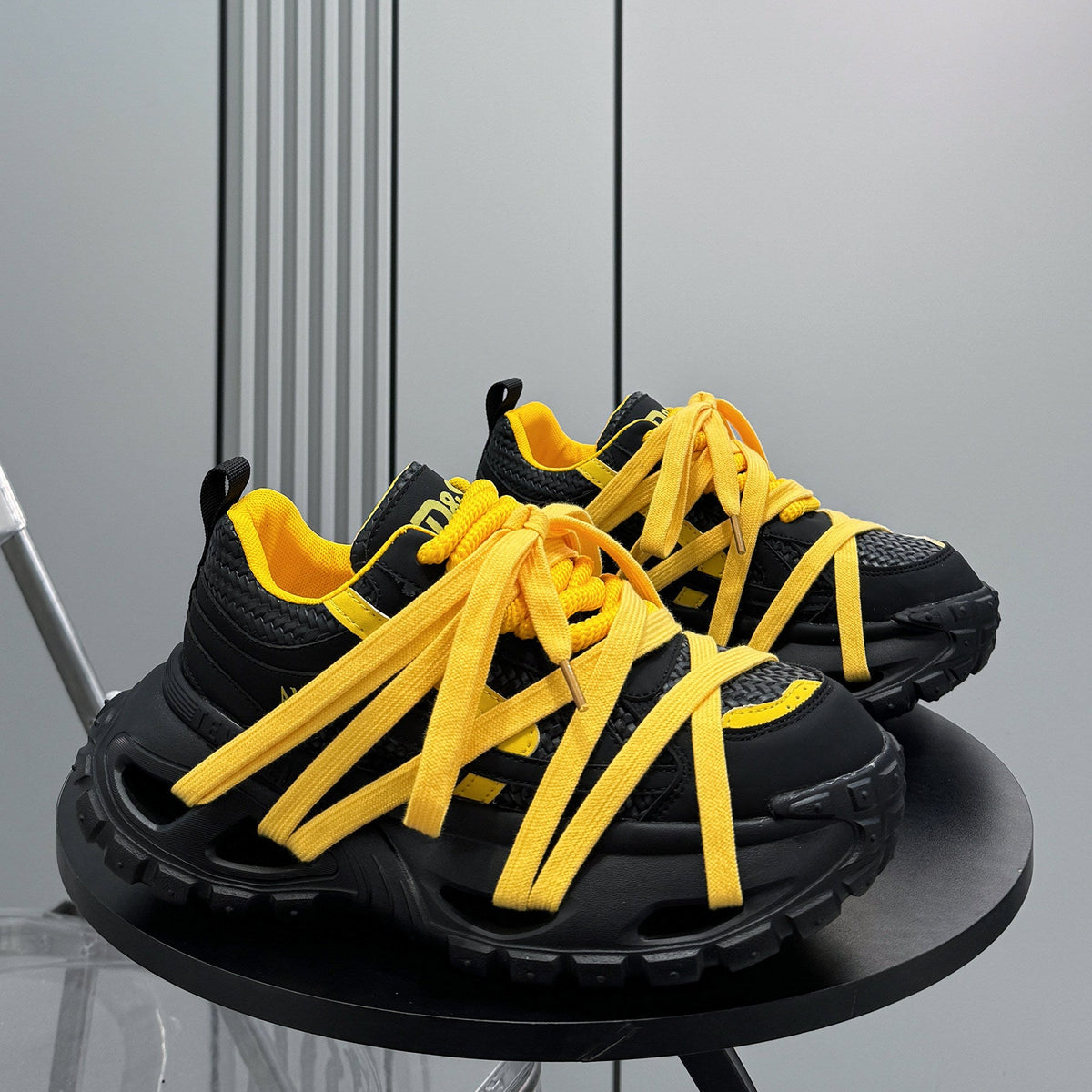 Thick-Sole Height-Increasing Dad Sneakers