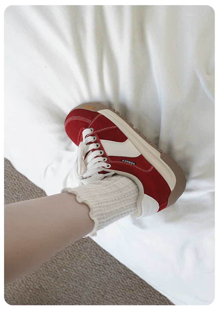 Crest Suede Court Sneakers