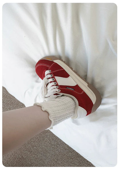 Crest Suede Court Sneakers