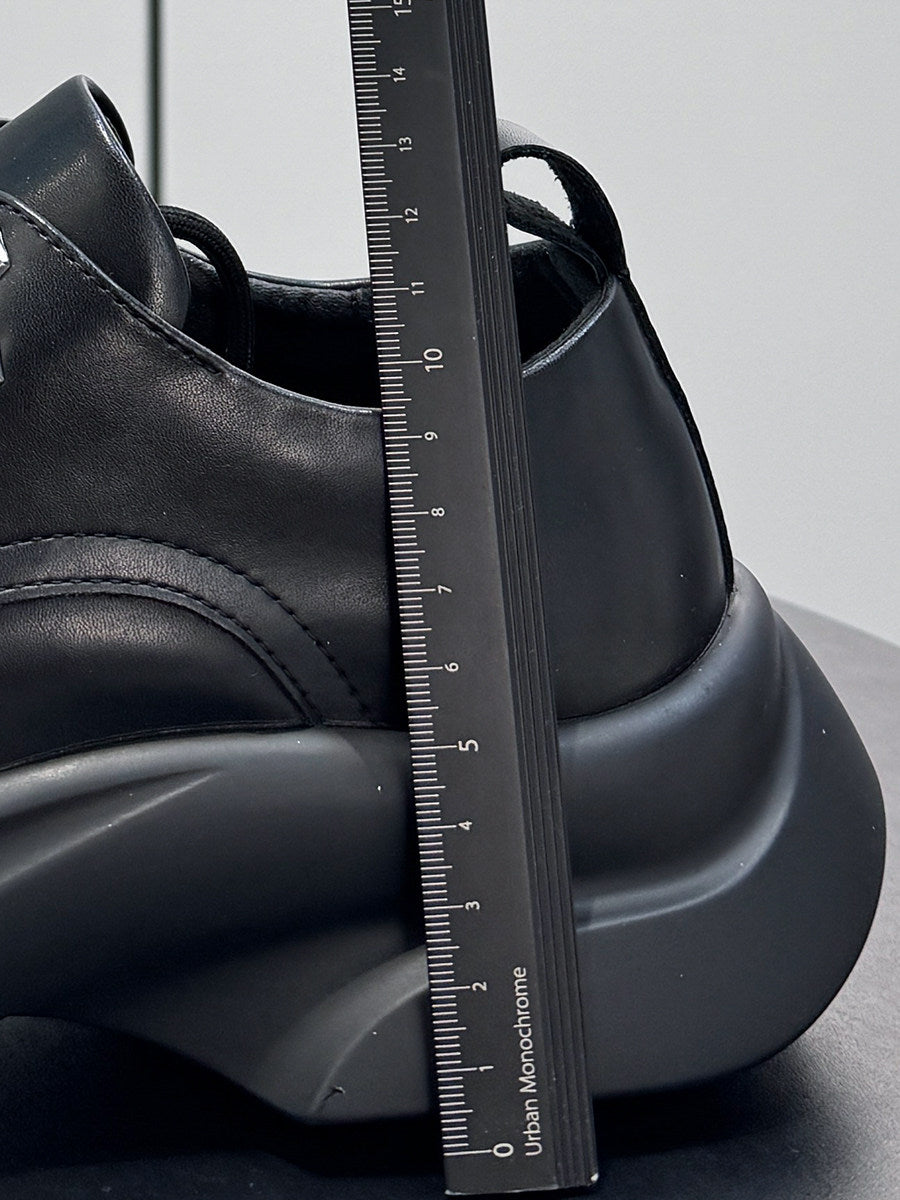 Platform Height Increase Round Toe Sneakers