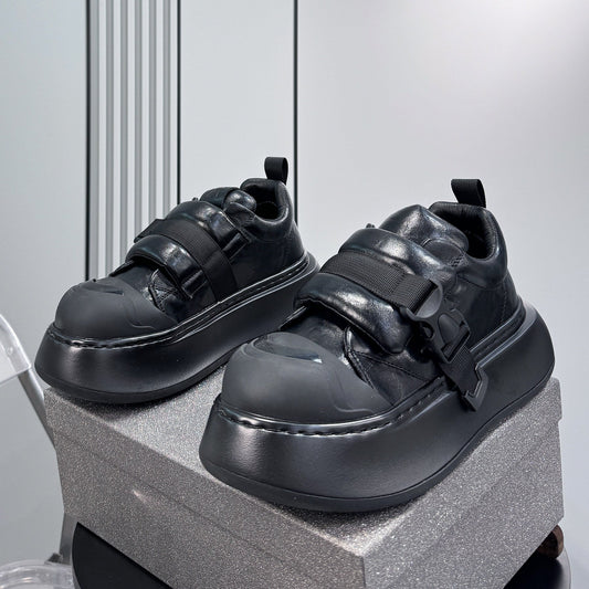 Strap Buckle Platform Thick Sole Sneakers