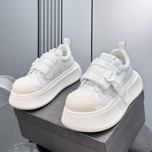 Strap Buckle Platform Thick Sole Sneakers