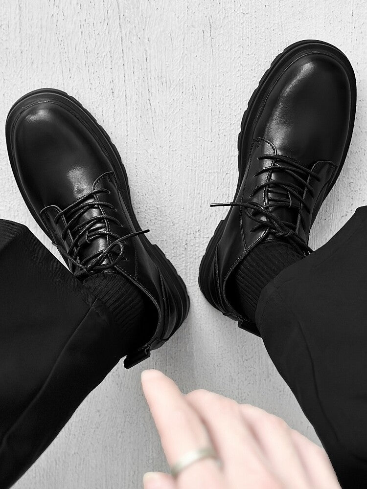 Platform Lace-Up Boots