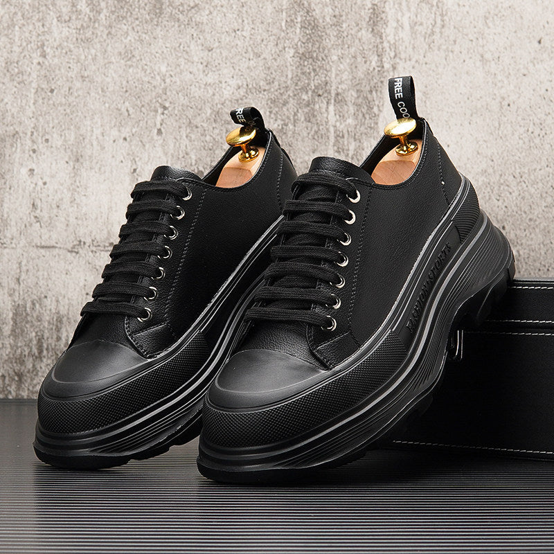 Lace Up Platform Thick Sole Sneakers