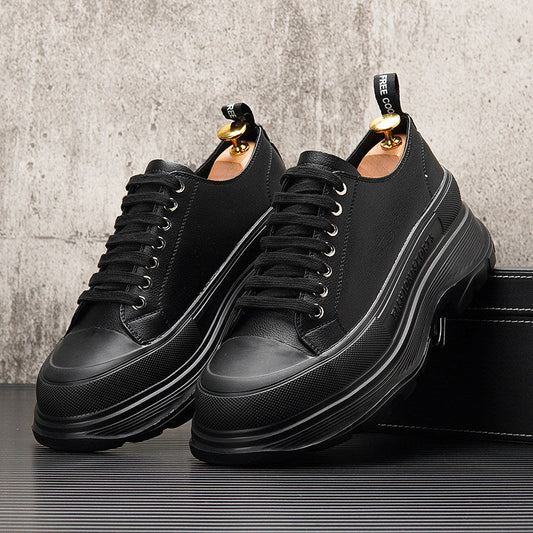 Lace Up Platform Thick Sole Sneakers