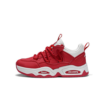 Color-Block Sport Lace-Up Sneakers