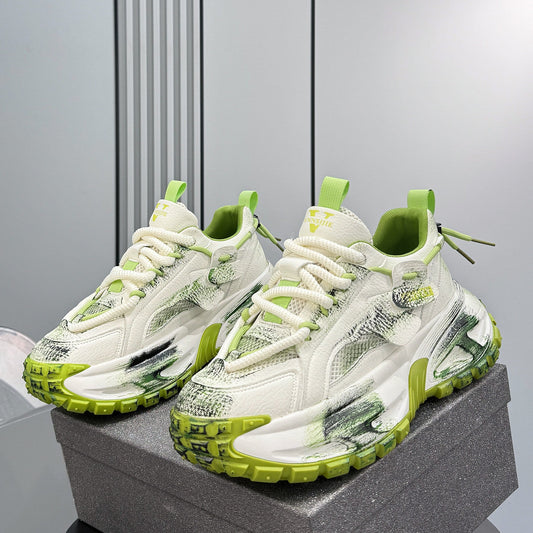 Paint Mesh Dad Sneakers