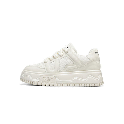 Platform Lace-Up Sneakers
