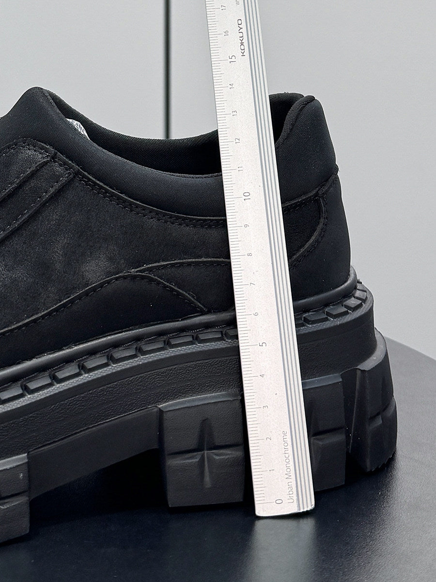 Washed Thick Sole Platform Shoes