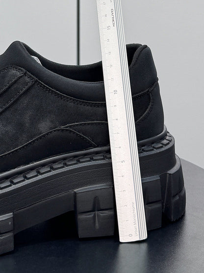 Washed Thick Sole Platform Shoes