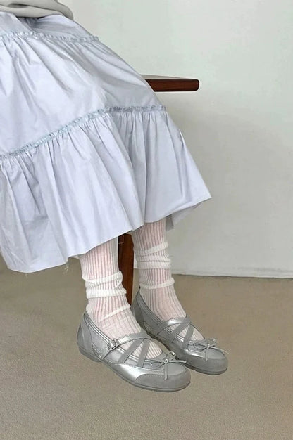 Starlight Ribbon Ballet Flats