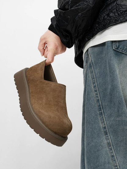 Midnight Monolith Slip Clogs