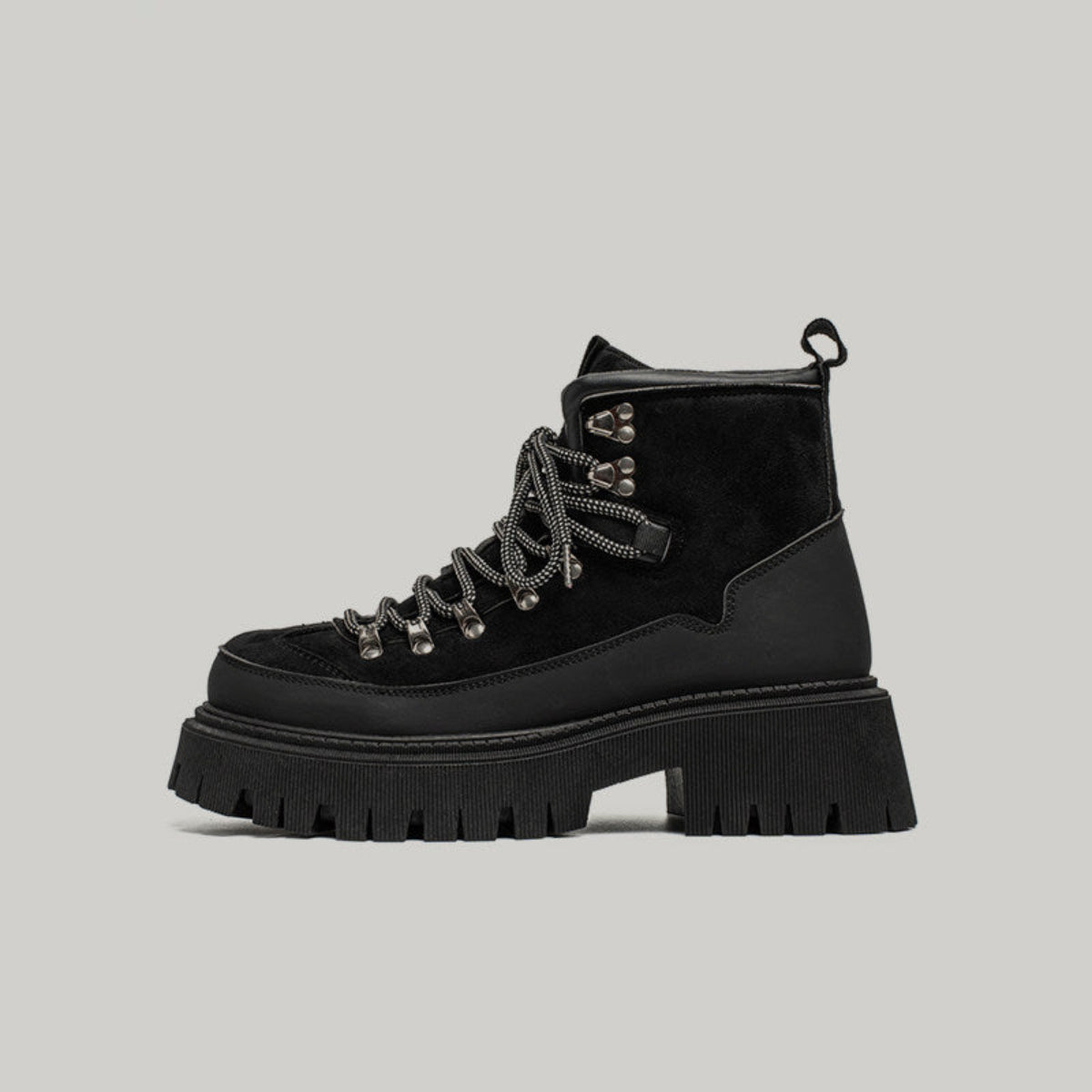 High-Top Thick Sole Outdoor Hiking Boots