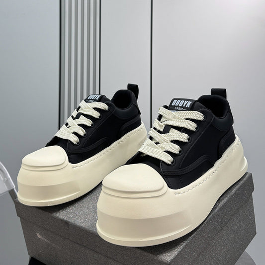 Rope Lace Platform Chunky Sole Sneakers